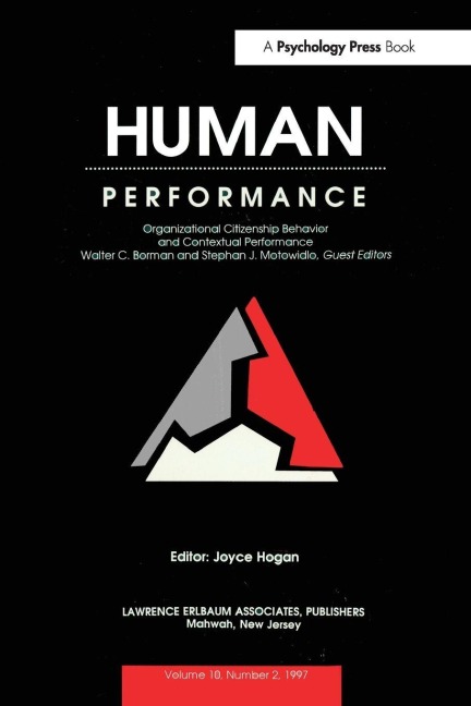 Organizational Citizenship Behavior and Contextual Performance - 
