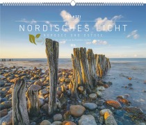 Nordisches Licht 2026 - Bild-Kalender - Poster-Kalender - 60x50 - 