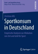 Cover-Bild zum Titel 'Sportkonsum in Deutschland' von 'Christian Alfs'