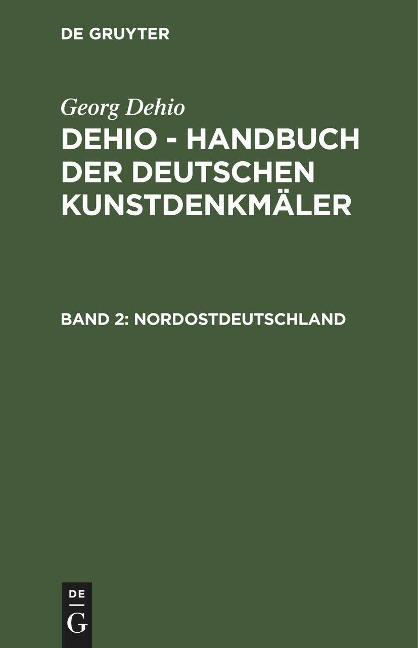 Nordostdeutschland - Georg Dehio