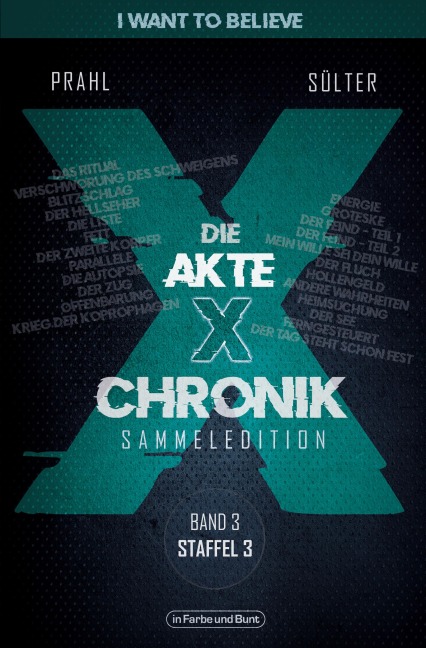 Die Akte X-Chronik. Band 3 - Staffel 3 - Björn Sülter, Reinhard Prahl