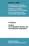 Cover-Bild zum Titel 'Analyse der funktionellen Struktur des menschlichen Unterkiefers' von 'K. Küppers'
