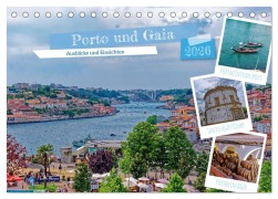 Cover-Bild zum Titel 'Porto und Gaia - Ausblicke und Einsichten (Tischkalender 2026 DIN A5 quer), CALVENDO Monatskalender' von 'Rupert Kowalski'