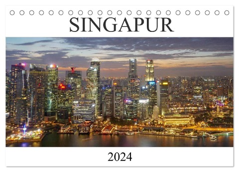 Singapur (Tischkalender 2024 DIN A5 quer), CALVENDO Monatskalender - Franziska Hoppe