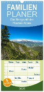 Familienplaner 2025 - Die Bergwelt der Hautes Alpes mit 5 Spalten (Wandkalender, 21 x 45 cm) CALVENDO - 