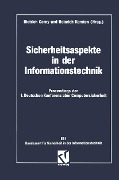 Cover-Bild zum Titel 'Sicherheitsaspekte in der Informationstechnik' von 'Dietrich Cerny'