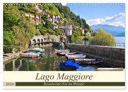 Cover-Bild zum Titel 'Lago Maggiore - Bezaubernde Orte am Westufer (Wandkalender 2026 DIN A3 quer), CALVENDO Monatskalender' von 'LianeM LianeM'