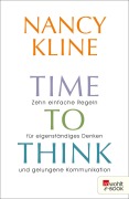 Cover-Bild zum Titel 'Time to think' von 'Nancy Kline'