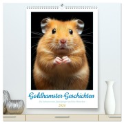 Goldhamster Geschichten (hochwertiger Premium Wandkalender 2026 DIN A2 hoch), Kunstdruck in Hochglanz - Kerstin Waurick