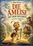 Cover-Bild zum Titel 'Die Ameise mit dem Holzbein und andere Geschichten' von 'John Barns'
