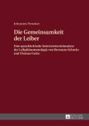 Cover-Bild zum Titel 'Die Gemeinsamkeit der Leiber' von 'Johannes Preusker'