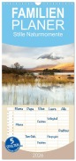 Cover-Bild zum Titel 'Familienplaner 2026 - Stille Naturmomente mit 5 Spalten (Wandkalender, 21 x 45 cm) CALVENDO' von 'Daniela Beyer (Moqui)'