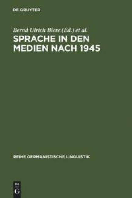 Sprache in den Medien nach 1945 - 