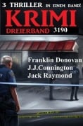 Krimi Dreierband 3190 - Jack Raymond, Franklin Donovan, J. J. Connington