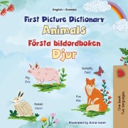Cover-Bild zum Titel 'First Picture Dictionary Animals Första bildordboken Djur (English Swedish Bilingual Collection)' von 'Shelley Admont'