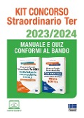 Cover-Bild zum Titel 'Kit concorso straordinario ter 2023/2024. Manuale e quiz conformi al bando' von 'Rosanna Calvino, Leonilde Barone, Ilaria Billi'