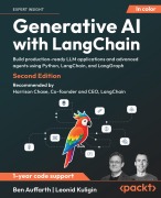 Cover-Bild zum Titel 'Generative AI with LangChain' von 'Ben Auffarth, Leonid Kuligin'