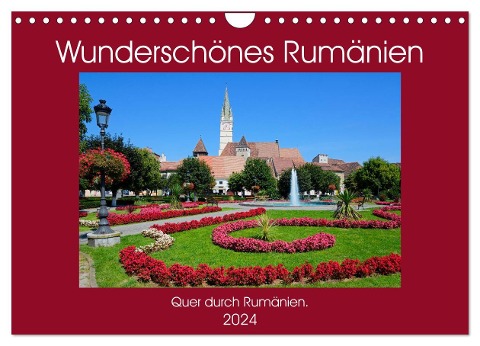 Wunderschönes Rumänien (Wandkalender 2024 DIN A4 quer), CALVENDO Monatskalender - Frauke Scholz