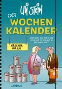 Cover-Bild zum Titel 'Uli Stein Wochenkalender 2027: Taschenkalender mit Spiralbindung und Gummiband' von 'Uli Stein'