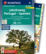 Cover-Bild zum Titel 'KOMPASS Wanderführer Jakobsweg Portugal - Spanien, 25 Etappen mit Extra-Tourenkarte' von 'Robert Schwänz'