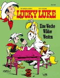 Cover-Bild zum Titel 'Lucky Luke 66 - Eine Woche Wilder Westen' von 'Morris, René Goscinny'
