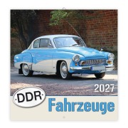 Cover-Bild zum Titel 'TRÖTSCH - Broschürenkalender DDR Fahrzeuge 2027' von ''