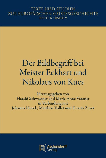 Der Bildbegriff bei Meister Eckhard und Nikolaus von Kues - 