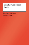 Standardwortschatz Latein - Michael Mader, Joanna Siemer