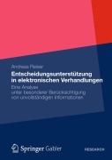 Entscheidungsunterstützung in elektronischen Verhandlungen - Andreas Reiser