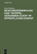 Cover-Bild zum Titel 'Bewerberüberhang und "Doppel-Verdiener-Ehen" im öffentlichen Dienst' von 'Gerd Roellecke'