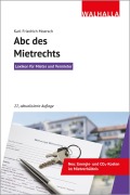 Cover-Bild zum Titel 'Abc des Mietrechts' von 'Karl-Friedrich Moersch'