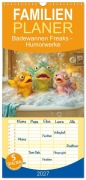 Cover-Bild zum Titel 'Familienplaner 2027 - Badewannen Freaks - Humorwerke mit 5 Spalten (Wandkalender, 21 x 45 cm) CALVENDO' von 'Liselotte Brunner-Klaus'