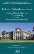 Cover-Bild zum Titel 'Kollektiver Rechtsschutz in Europa - Gerichtsöffentlichkeit und Digitalisierung - Sportschiedsgerichtsbarkeit' von 'Wolfgang Hau'