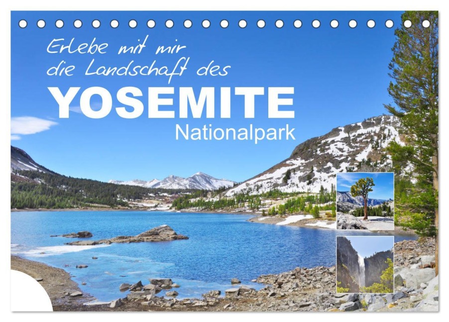 Erlebe mit mir die Landschaft des Yosemite Nationalpark (Tischkalender 2026 DIN A5 quer), CALVENDO Monatskalender - Nadine Büscher