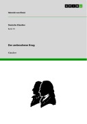 Cover-Bild zum Titel 'Der zerbrochene Krug' von 'Heinrich von Kleist'