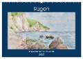 Rügen Impressionen in Aquarell (Wandkalender 2025 DIN A2 quer), CALVENDO Monatskalender - Sylwia Mesch