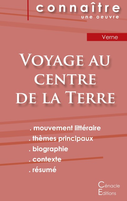 Fiche de lecture Voyage au centre de la Terre de Jules Verne (Analyse littéraire de référence et résumé complet) - Jules Verne