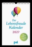 Cover-Bild zum Titel 'Der Lebensfreude-Kalender 2027' von 'Doris Wolf, Maja Günther, Rolf Merkle'