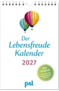Cover-Bild zum Titel 'Der Lebensfreude-Kalender 2027' von 'Doris Wolf, Maja Günther, Rolf Merkle'