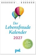 Cover-Bild zum Titel 'Der Lebensfreude-Kalender 2027' von 'Doris Wolf, Maja Günther, Rolf Merkle'