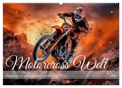 Cover-Bild zum Titel 'Motorcross Welt (Wandkalender 2026 DIN A2 quer), CALVENDO Monatskalender' von 'Steffen Gierok-Latnaik'