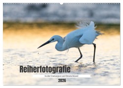 Reiherfotografie (Wandkalender 2026 DIN A2 quer), CALVENDO Monatskalender - Frederic Bauer
