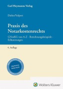 Cover-Bild zum Titel 'Praxis des Notarkostenrechts' von 'Thomas Diehn, Joachim Volpert'