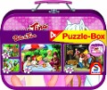 Cover-Bild zum Titel 'Bibi & Tina, 2 x 100, 2 x 150 Puzzle Teile im Metallkoffer' von ''