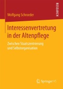 Cover-Bild zum Titel 'Interessenvertretung in der Altenpflege' von 'Wolfgang Schroeder'
