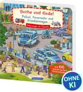 Cover-Bild zum Titel 'Suche und finde! Polizei, Feuerwehr und Krankenwagen' von ''