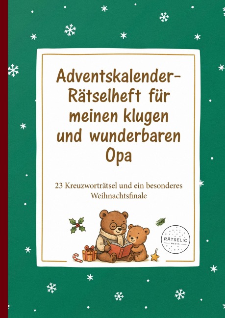 Adventskalender-Rätselheft für meinen klugen und wunderbaren Opa - Rätselio Media