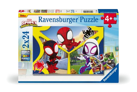 Kinderpuzzle 2x24 Teile - Spider-Man - Spidey und seine Super-Freunde - 
