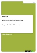 Cover-Bild zum Titel 'Verbesserung der Sprungkraft' von 'Anna Bregs'