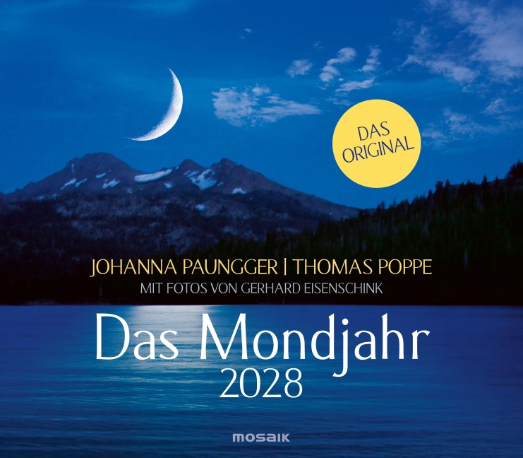 Das Mondjahr 2028 - Wandkalender - Johanna Paungger, Thomas Poppe